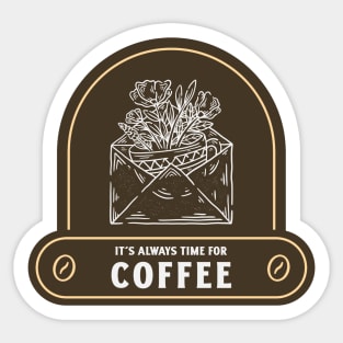 Coffee Lover Coffee Shop Sticker